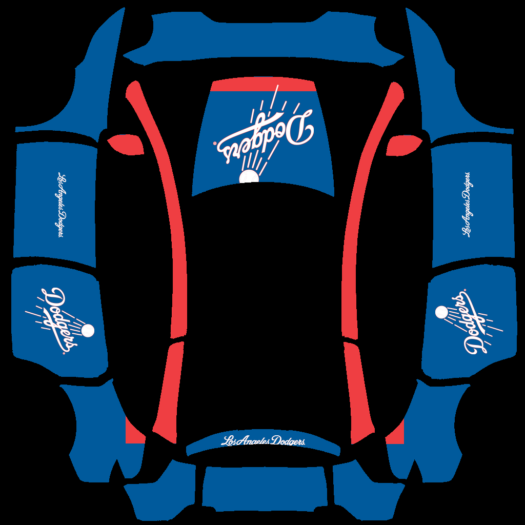 Los Angeles Dodgers Paint Shop wrap