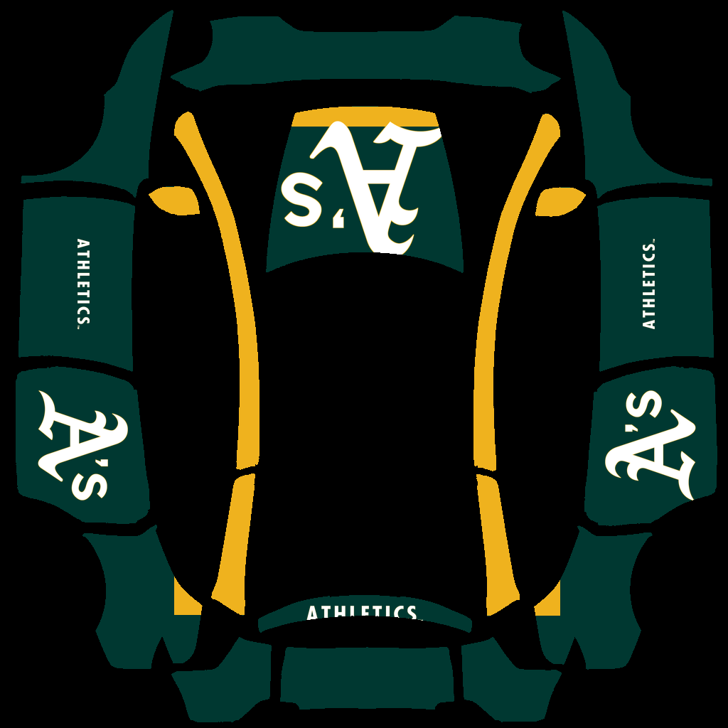Oakland Athletics Paint Shop wrap