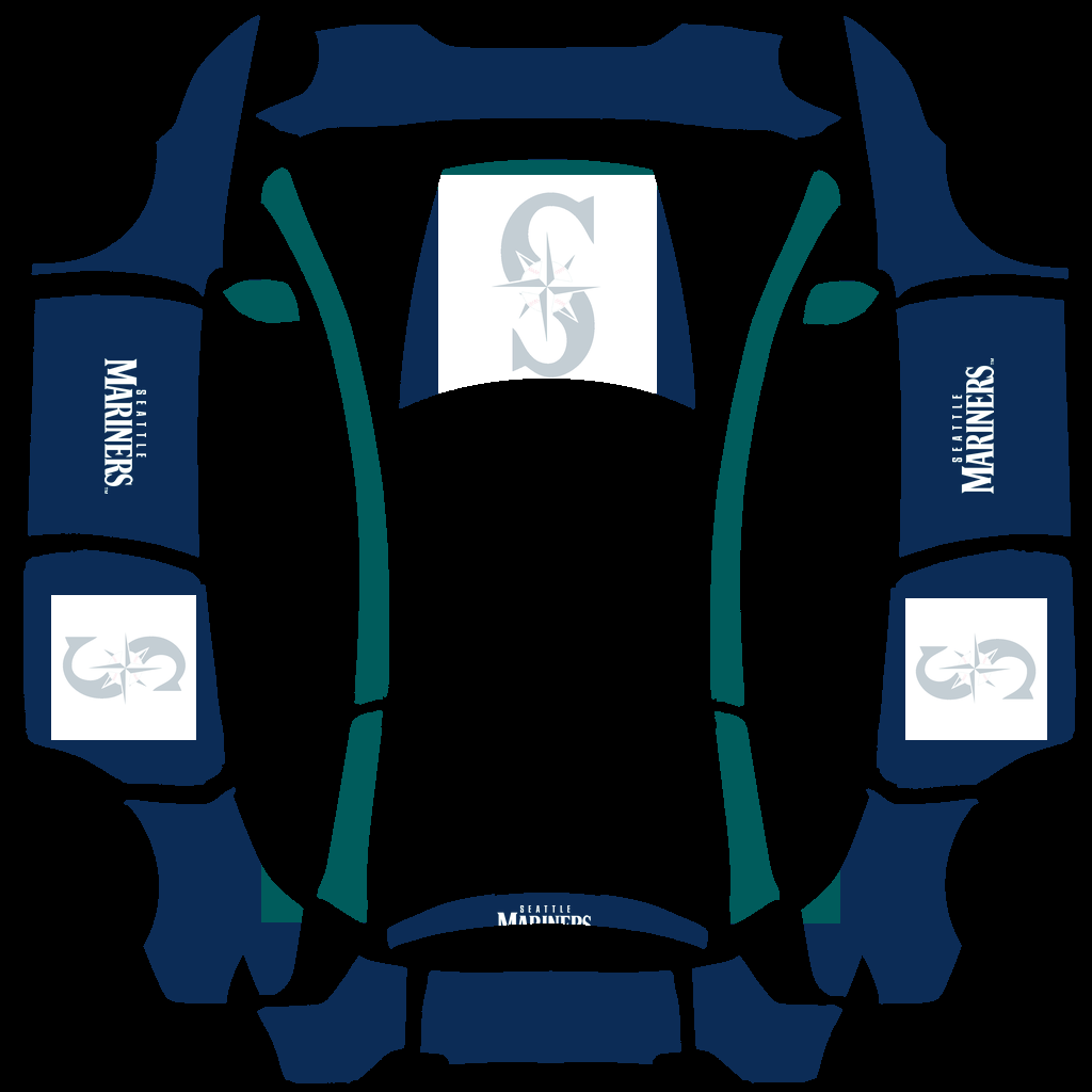 Seattle Mariners Paint Shop wrap