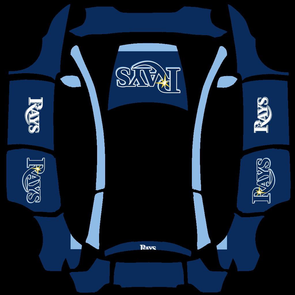 Tampa Bay Rays Paint Shop wrap