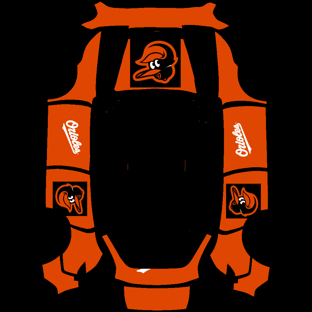 Baltimore Orioles Paint Shop wrap