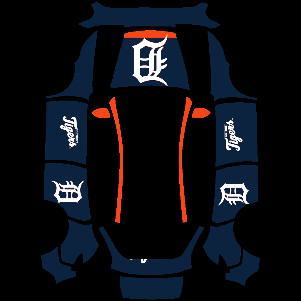 Detroit Tigers Paint Shop wrap