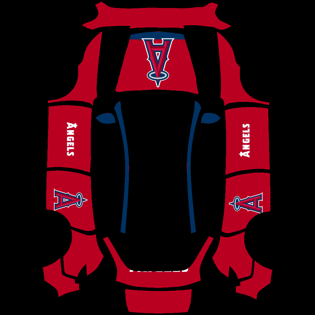 Los Angeles Angels Paint Shop wrap