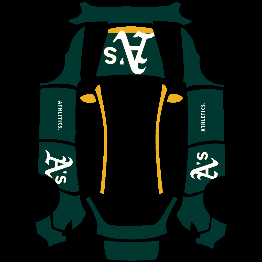 Oakland Athletics Paint Shop wrap