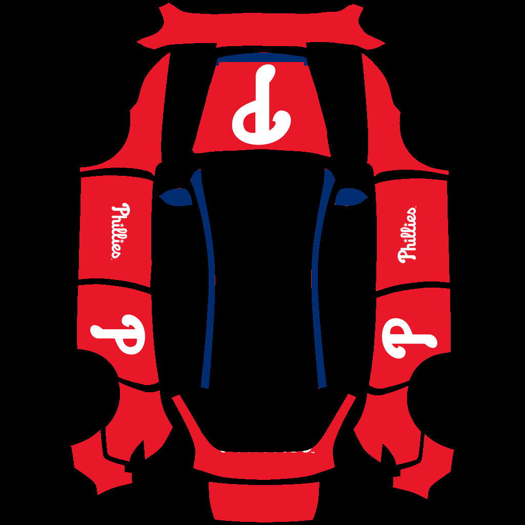 Philadelphia Phillies Paint Shop wrap
