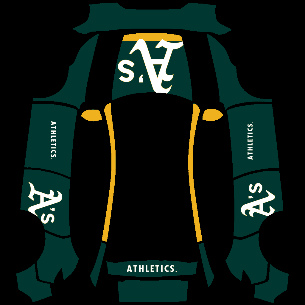 Oakland Athletics Paint Shop wrap