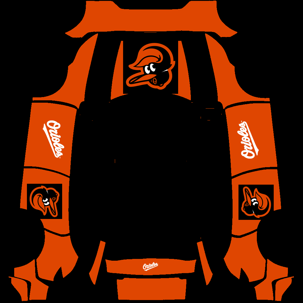 Baltimore Orioles Paint Shop wrap