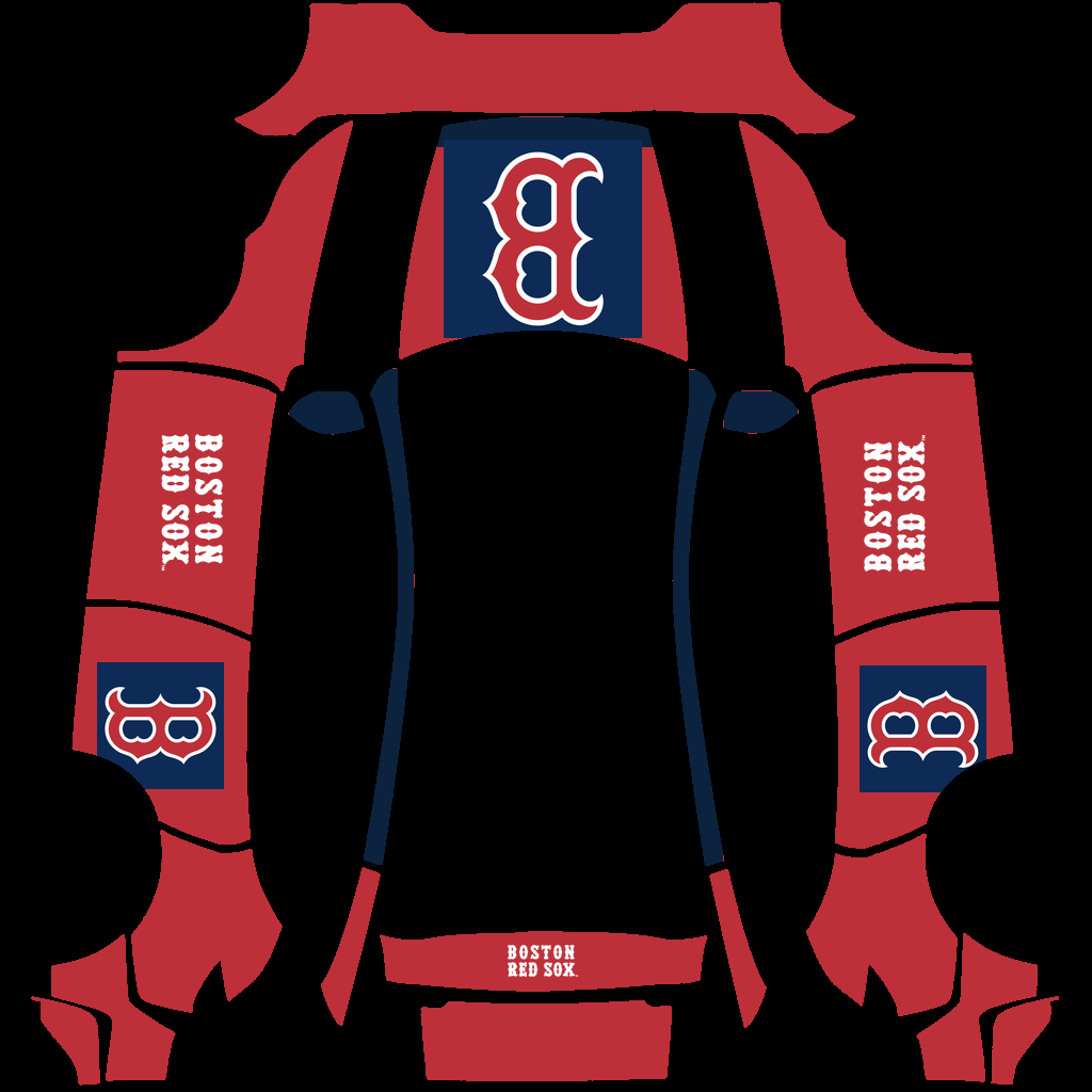 Boston Red Sox Paint Shop wrap