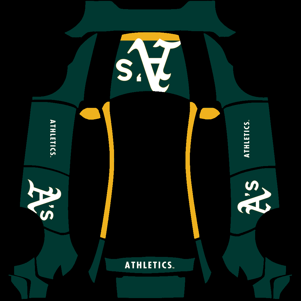 Oakland Athletics Paint Shop wrap