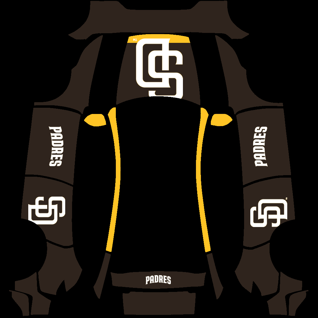 San Diego Padres Paint Shop wrap