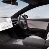 model 3 white interior black headliner