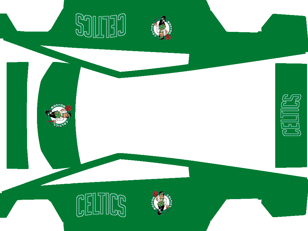 Boston Celtics Paint Shop wrap