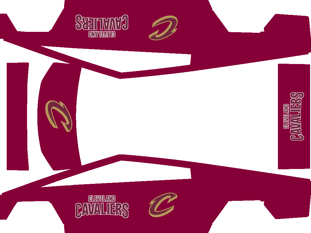 Cleveland Cavaliers Paint Shop wrap
