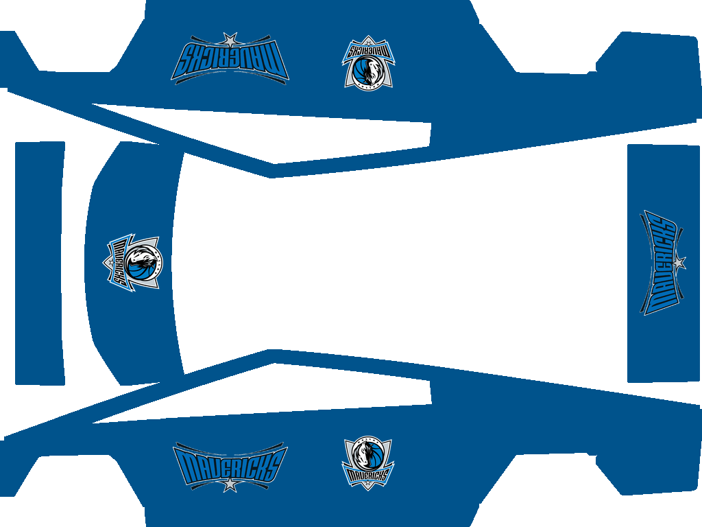 Dallas Mavericks Paint Shop wrap