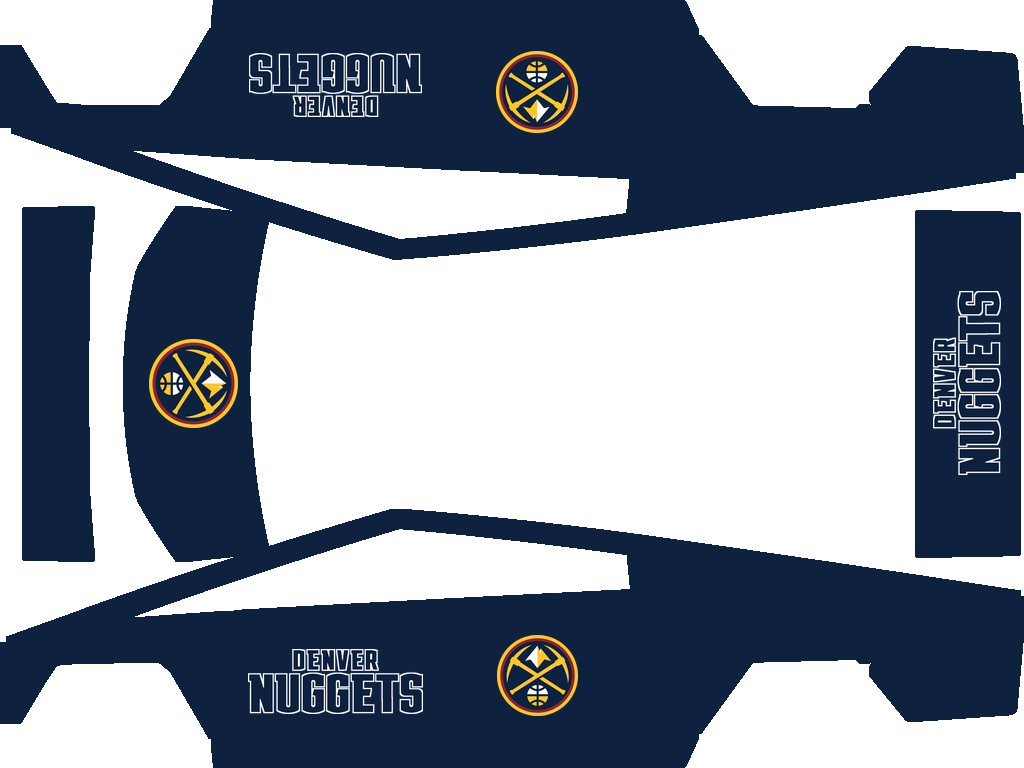 Denver Nuggets Paint Shop wrap