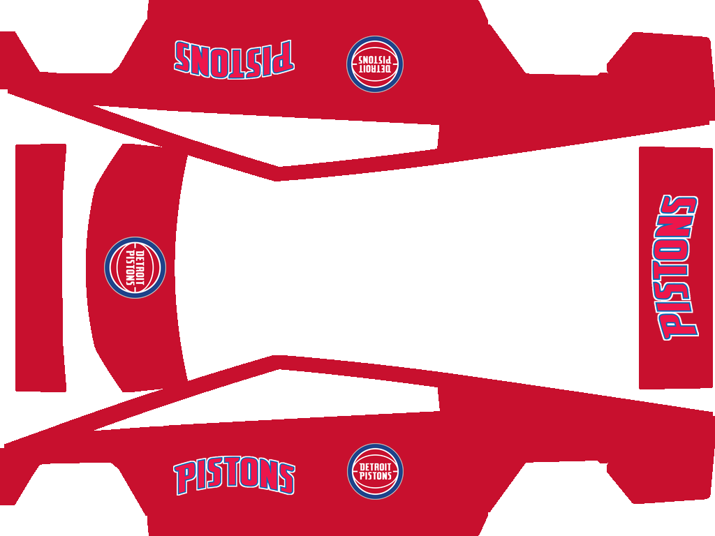 Detroit Pistons Paint Shop wrap