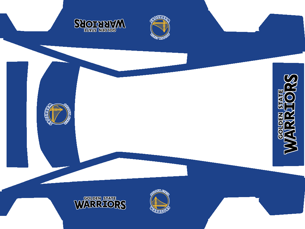 Golden State Warriors Paint Shop wrap
