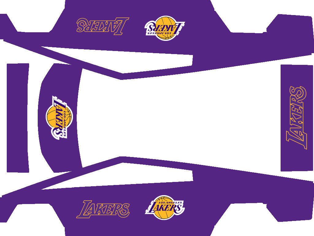 Los Angeles Lakers Paint Shop wrap