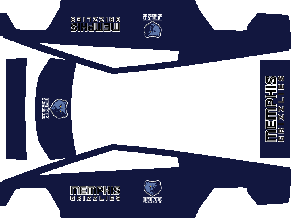 Memphis Grizzlies Paint Shop wrap