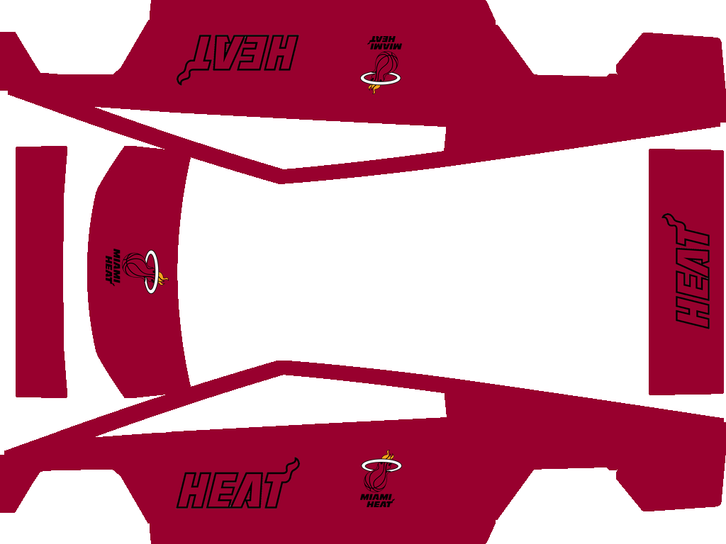 Miami Heat Paint Shop wrap