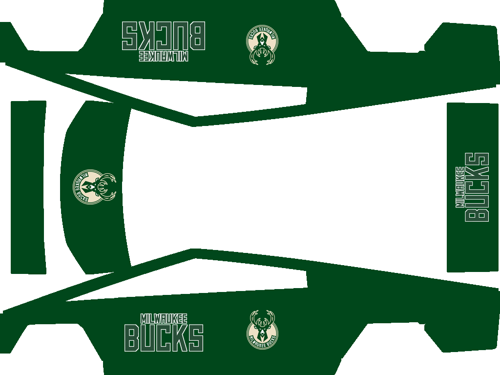 Milwaukee Bucks Paint Shop wrap