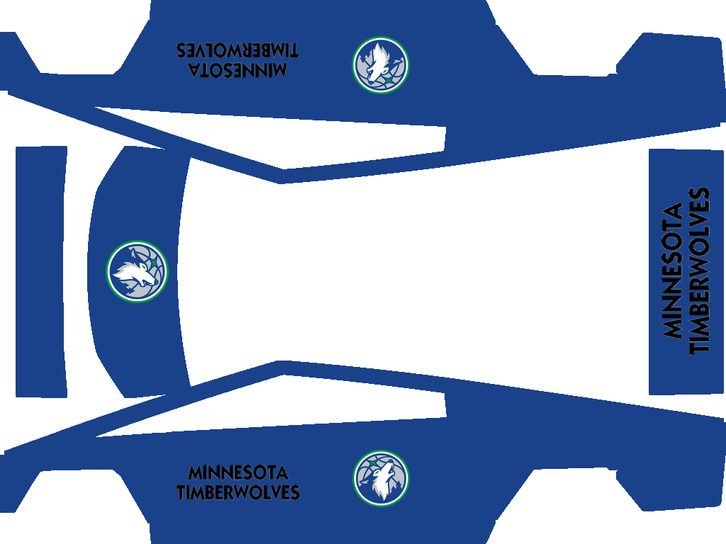 Minnesota Timberwolves Paint Shop wrap