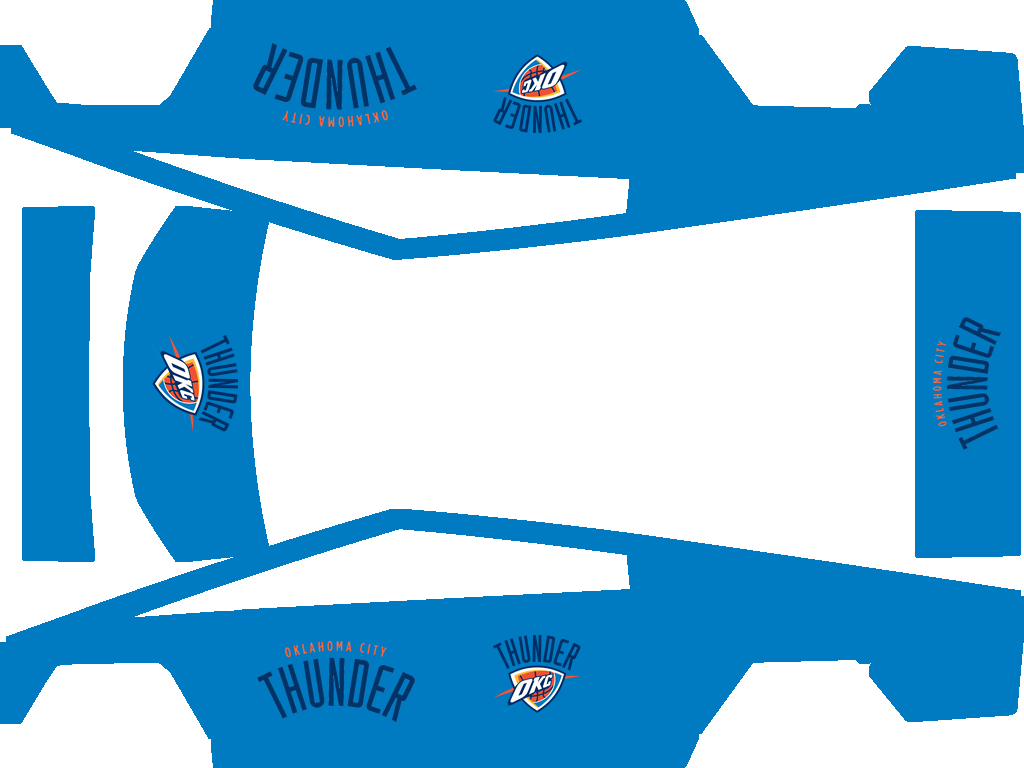 Oklahoma City Thunder Paint Shop wrap