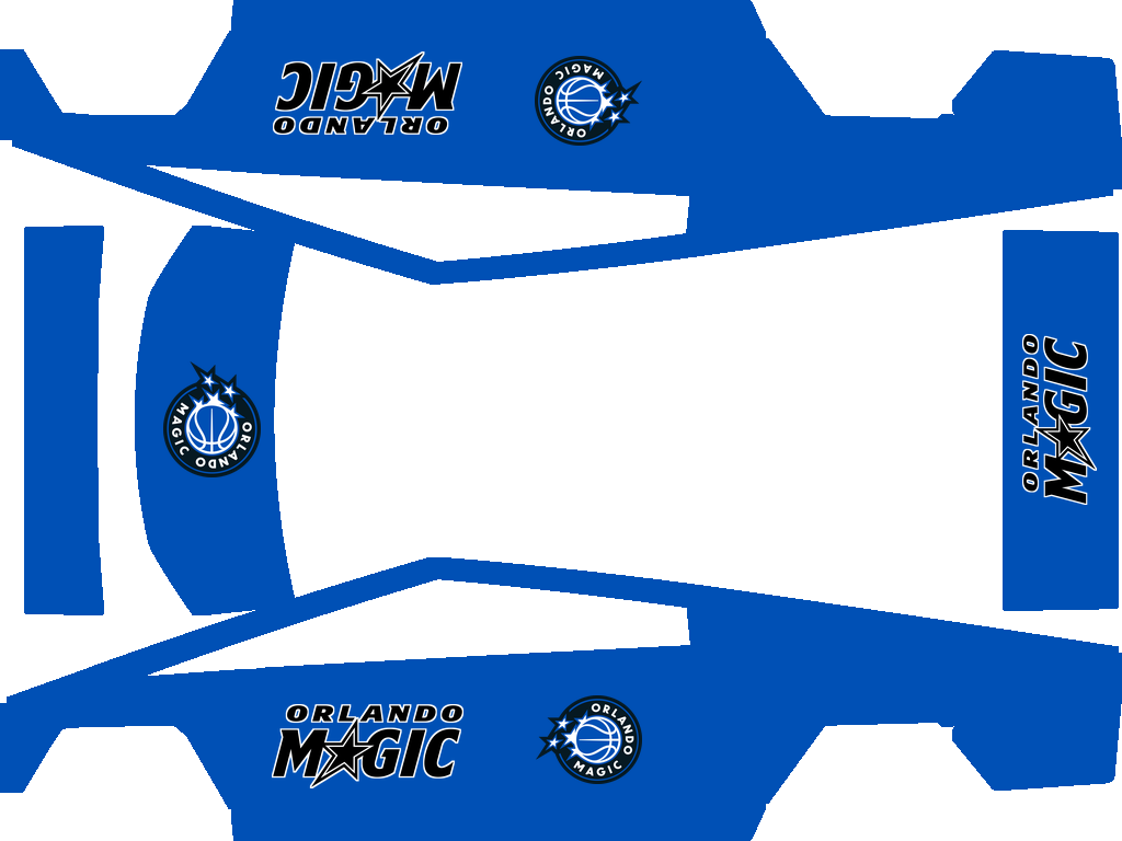 Orlando Magic Paint Shop wrap