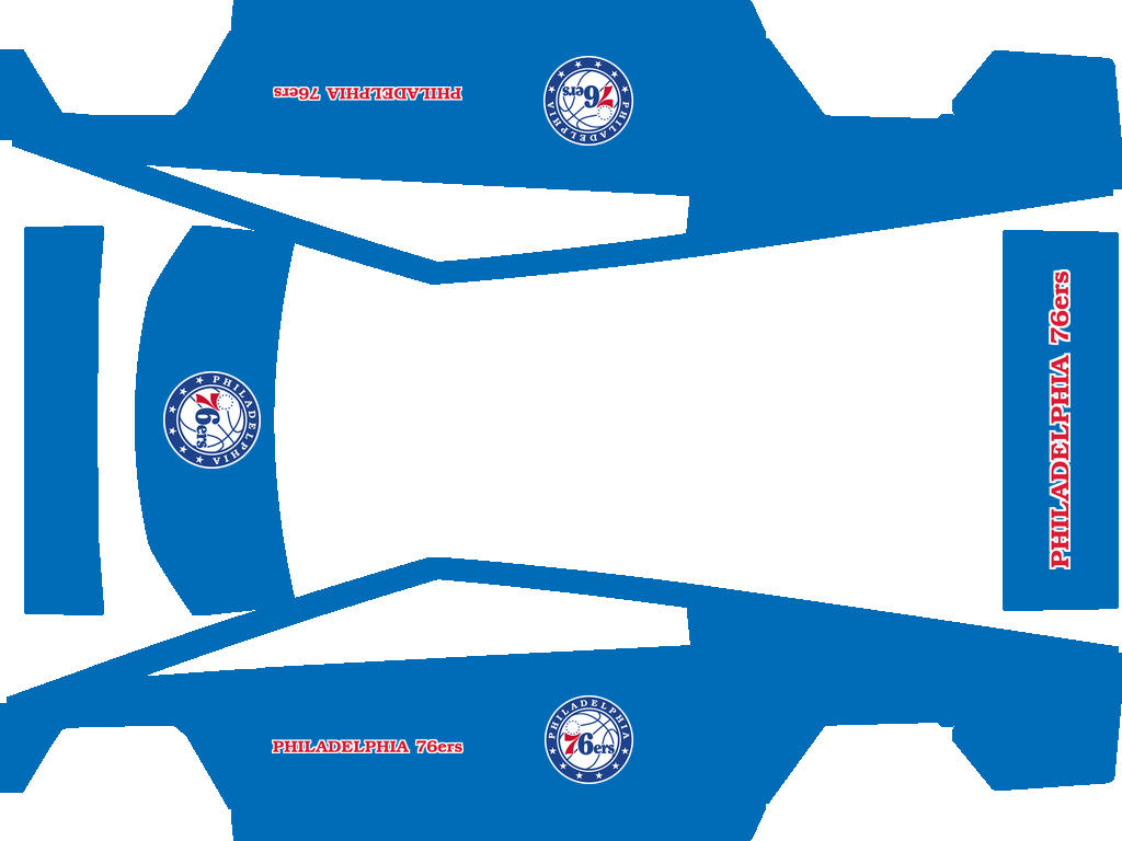 Philadelphia 76ers Paint Shop wrap