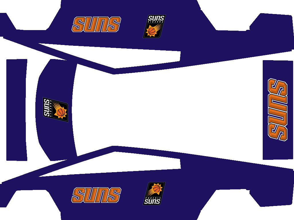 Phoenix Suns Paint Shop wrap