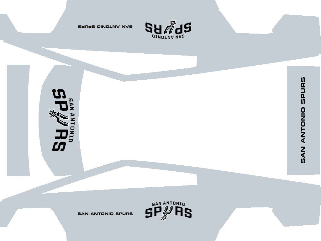 San Antonio Spurs Paint Shop wrap
