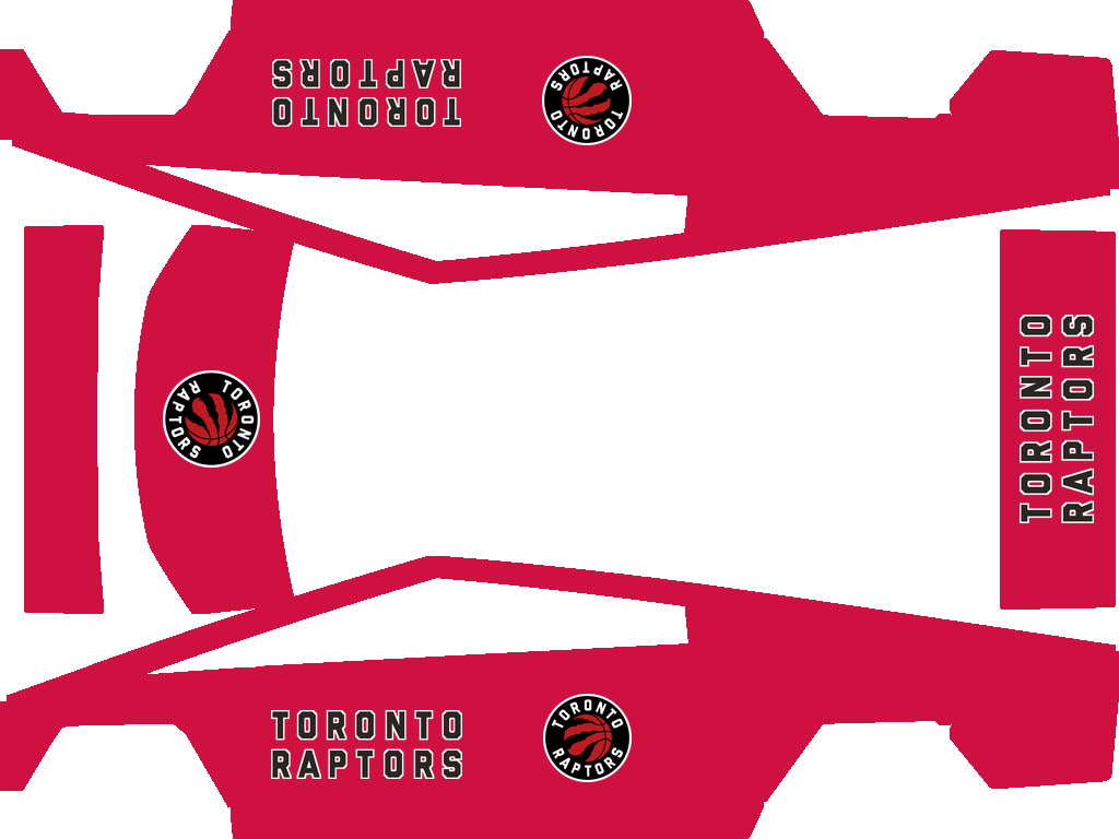 Toronto Raptors Paint Shop wrap