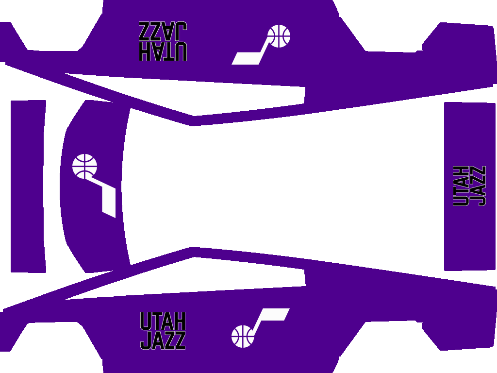 Utah Jazz Paint Shop wrap