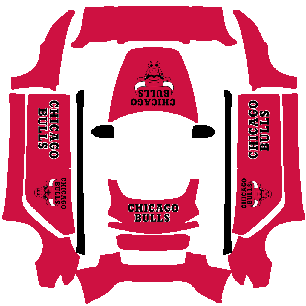 Chicago Bulls Paint Shop wrap