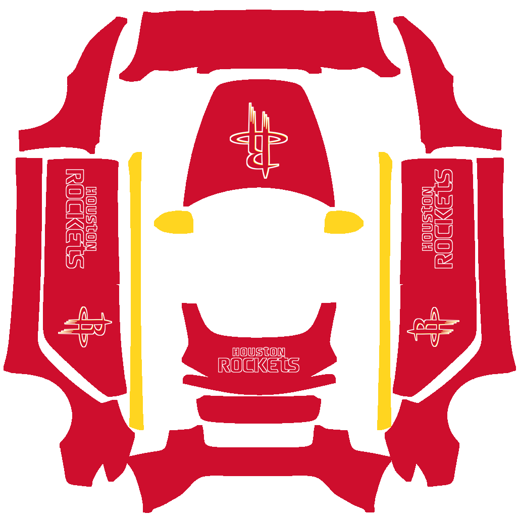 Houston Rockets Paint Shop wrap