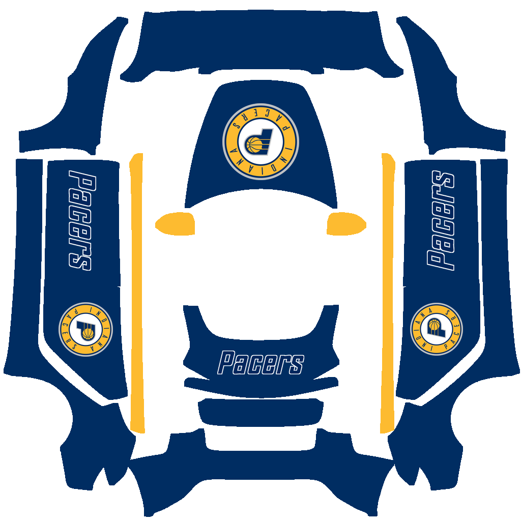 Indiana Pacers Paint Shop wrap