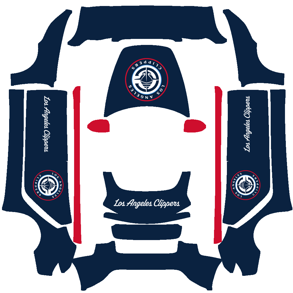 Los Angeles Clippers Paint Shop wrap