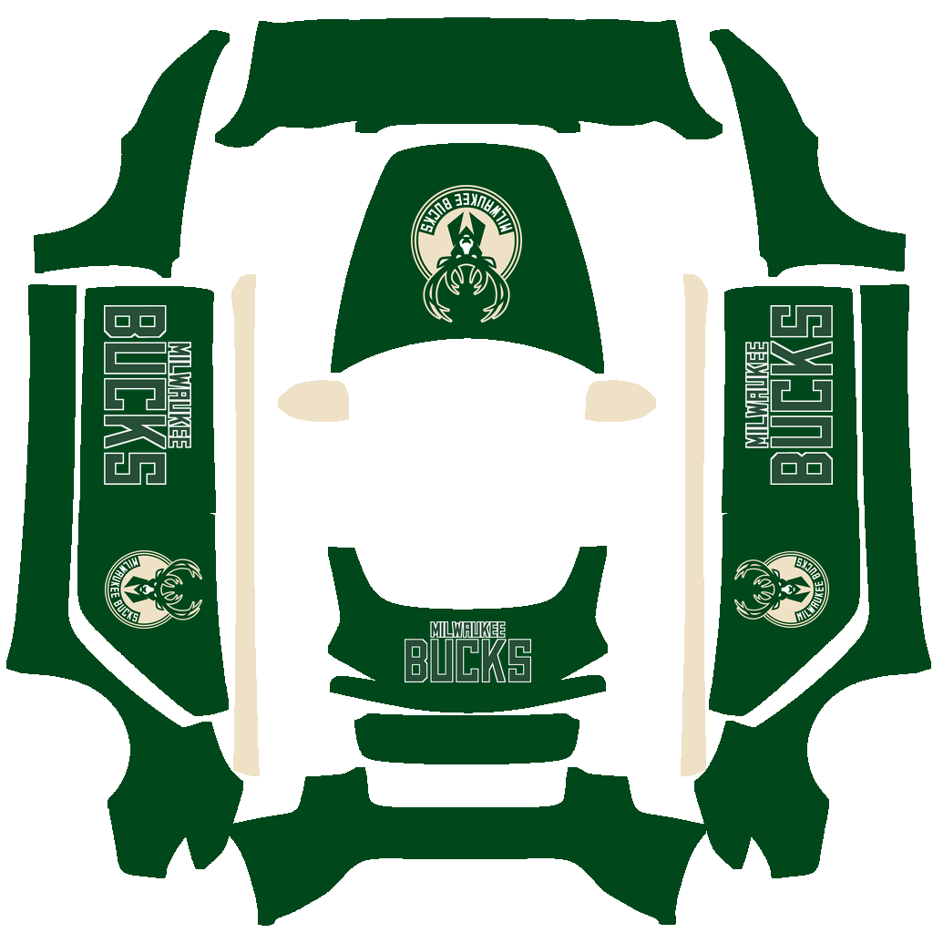 Milwaukee Bucks Paint Shop wrap