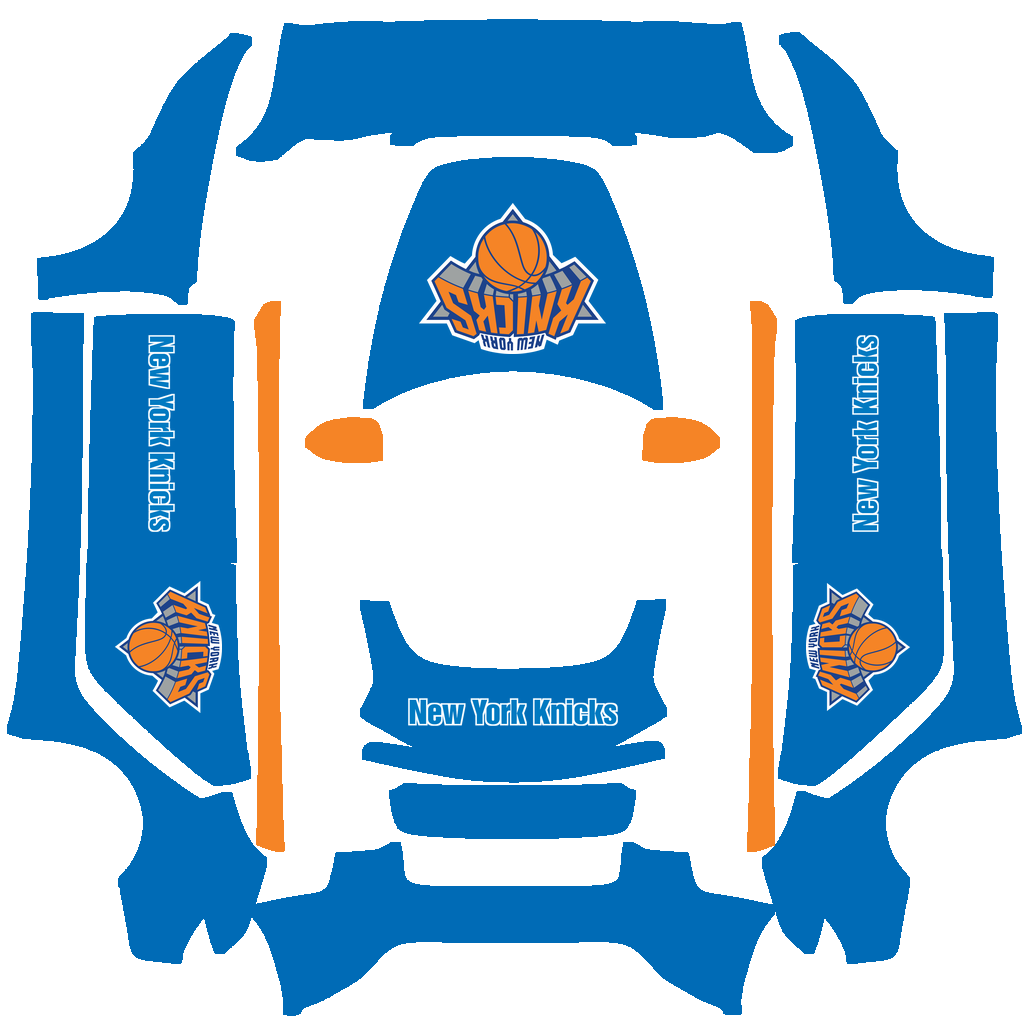 New York Knicks Paint Shop wrap