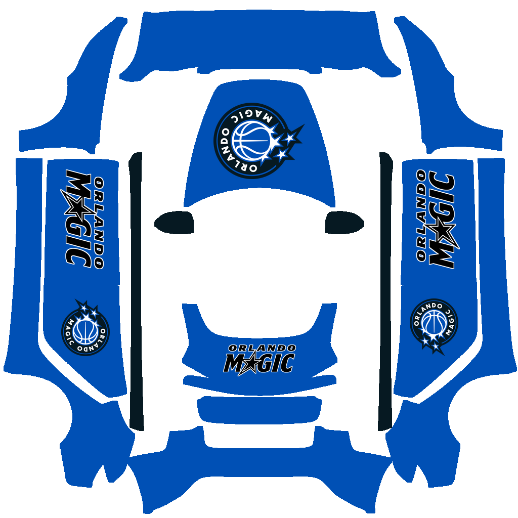Orlando Magic Paint Shop wrap