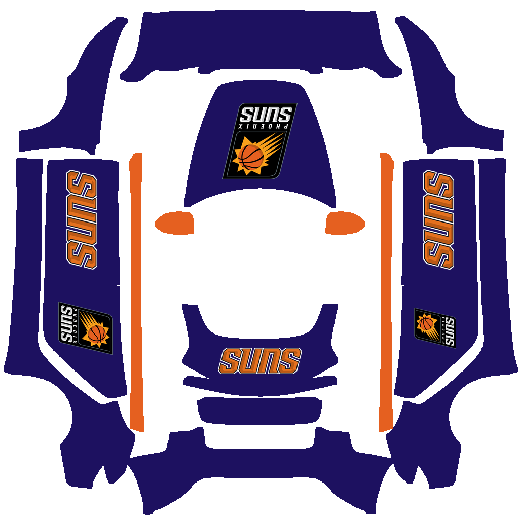 Phoenix Suns Paint Shop wrap