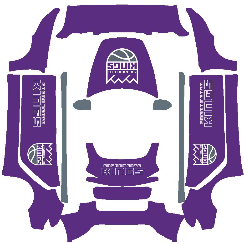 Sacramento Kings Paint Shop wrap