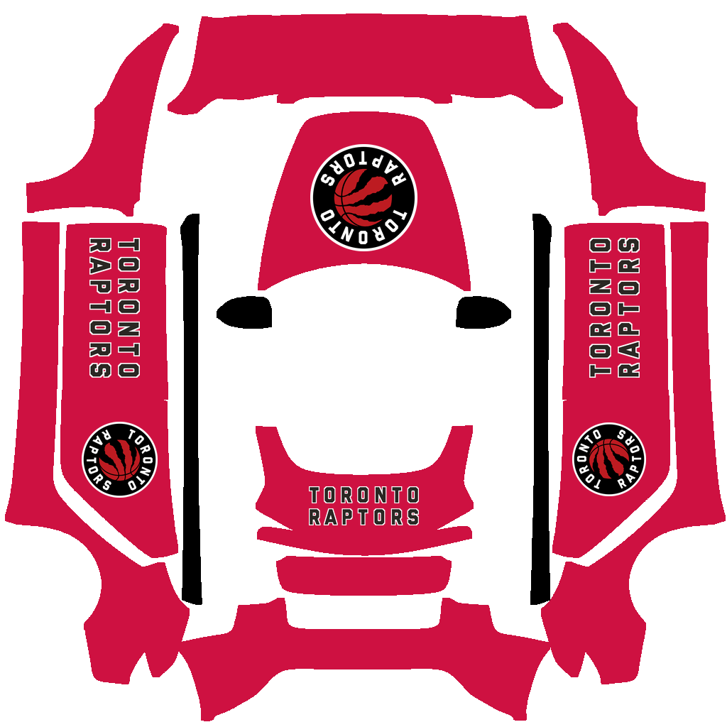 Toronto Raptors Paint Shop wrap