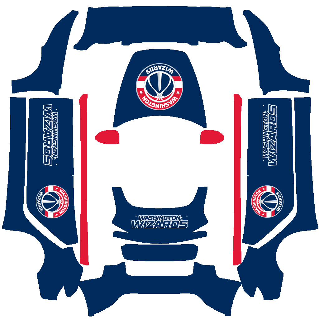 Washington Wizards Paint Shop wrap