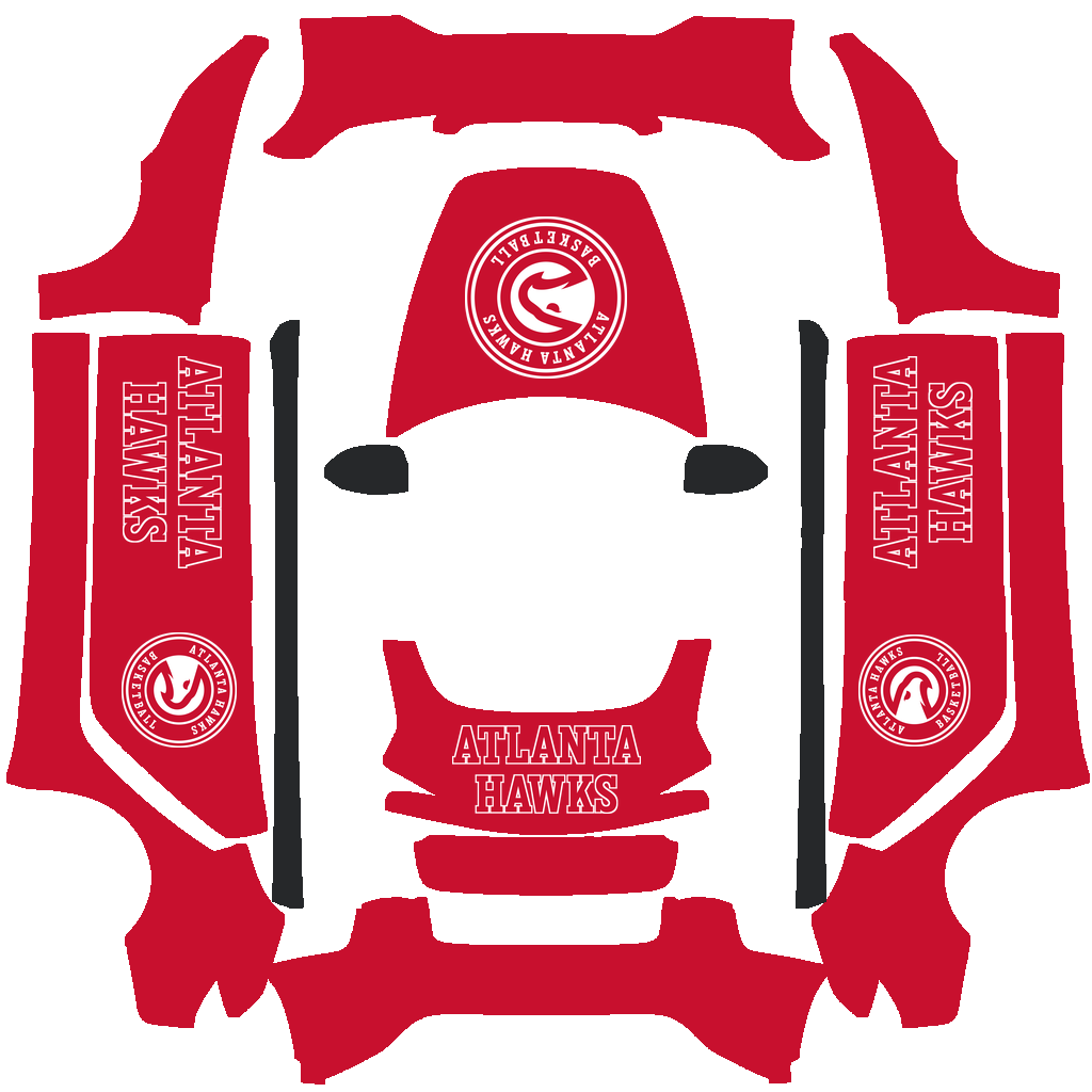 Atlanta Hawks Paint Shop wrap