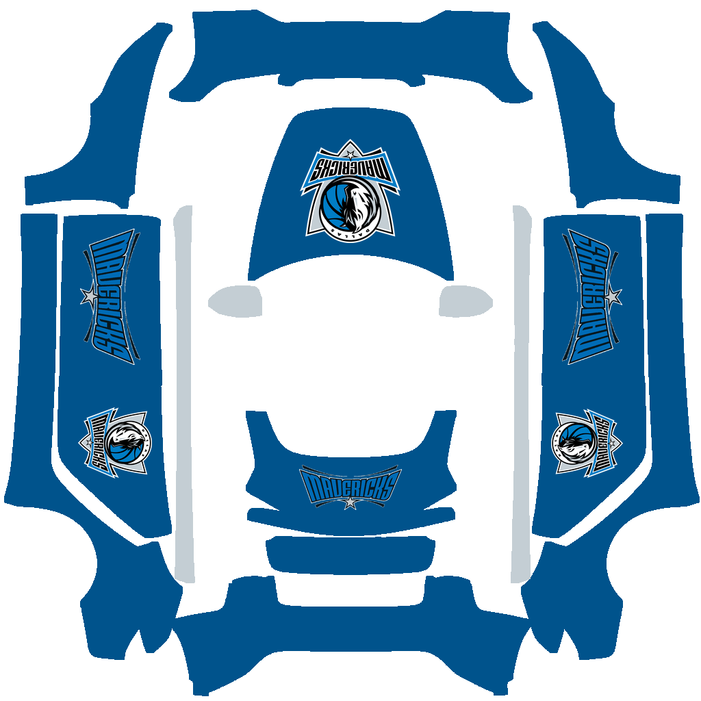 Dallas Mavericks Paint Shop wrap