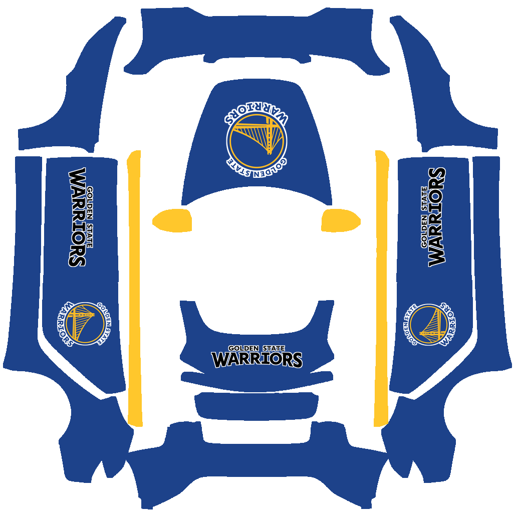 Golden State Warriors Paint Shop wrap
