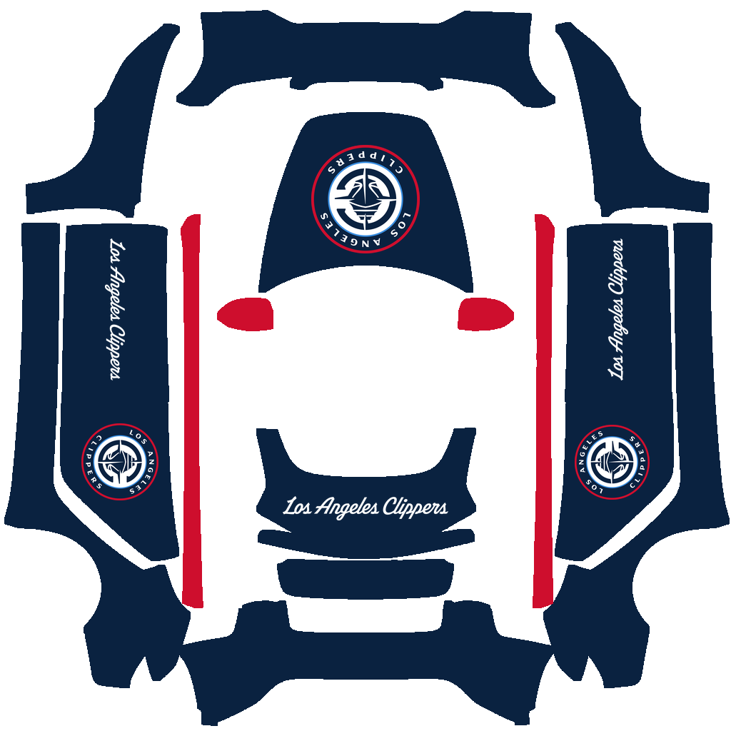 Los Angeles Clippers Paint Shop wrap