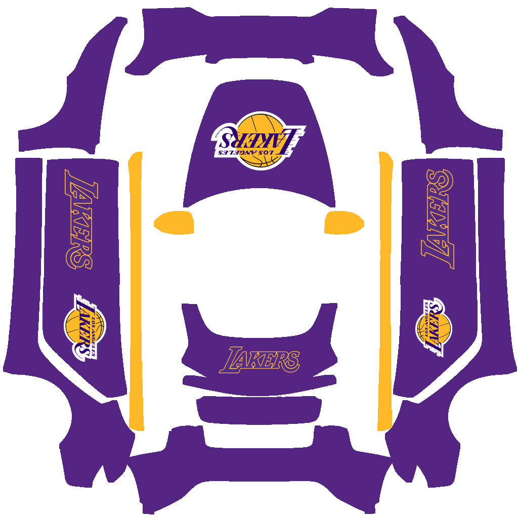 Los Angeles Lakers Paint Shop wrap