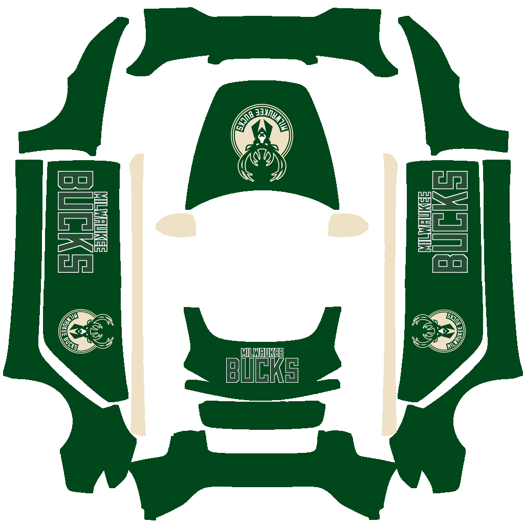 Milwaukee Bucks Paint Shop wrap
